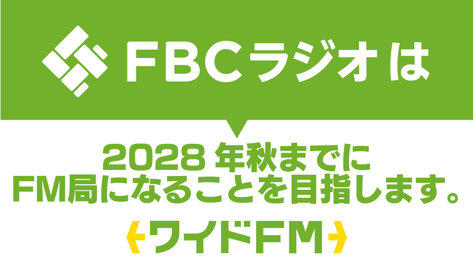 ＦＢＣラジオは２０２８年秋までにＦＭ局になることを目指します