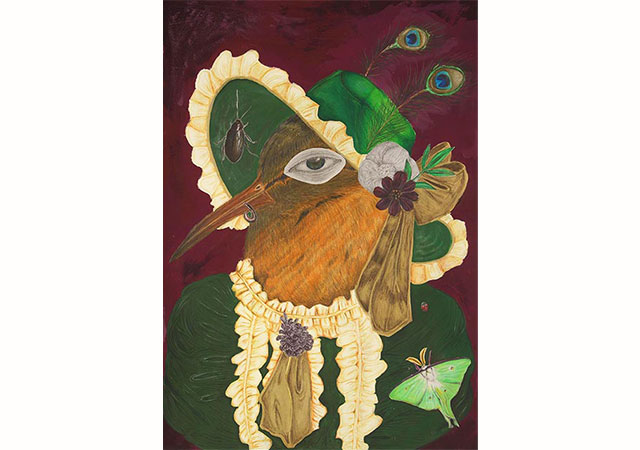 図画作品タイトル「鳥貴族」