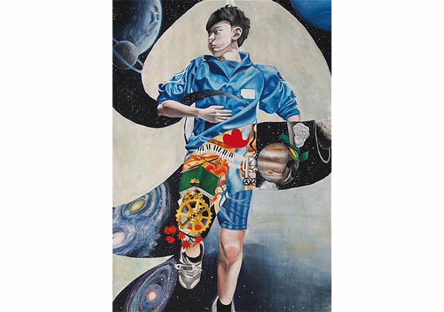 図画作品タイトル「心の内の表現」