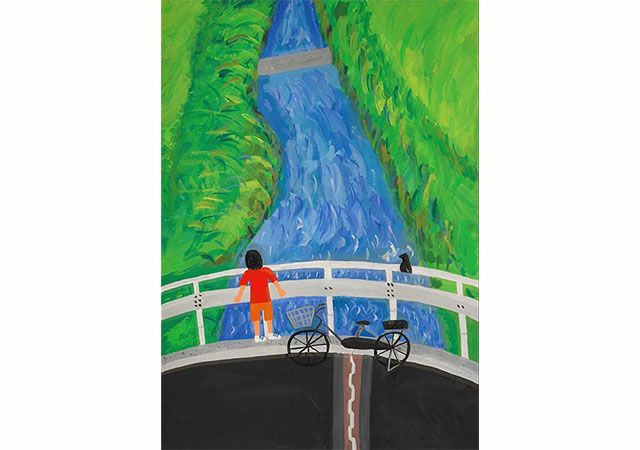 図画作品タイトル「言葉で表すことが」