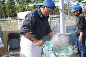 僅か40秒で茹で上がる。