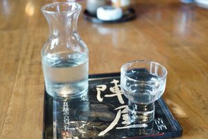 地酒の一つ、「陣屋」。くいくいいけちゃう。