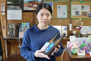 卯酒を造った杜氏の小針さん。本人は「まだ五代目では…」と謙遜。