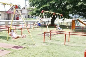 公園かと思ったら、幼稚園だった。