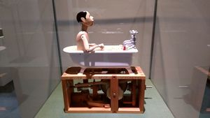 「スパゲティを食べる男」