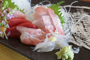 鯛やシラウオ等も…。バラエティ豊かな定食だ。