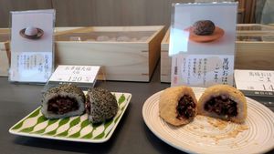 いよいよオープンは9日（金）。餡子を思う存分味わえる品が並ぶ。