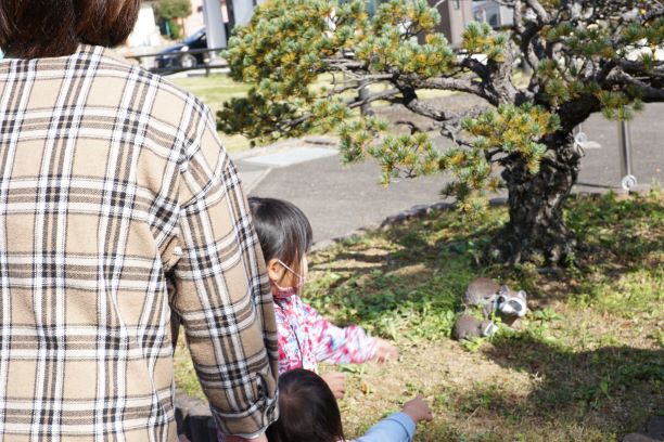 お母さんに報告。妹さんも、指差し確認。