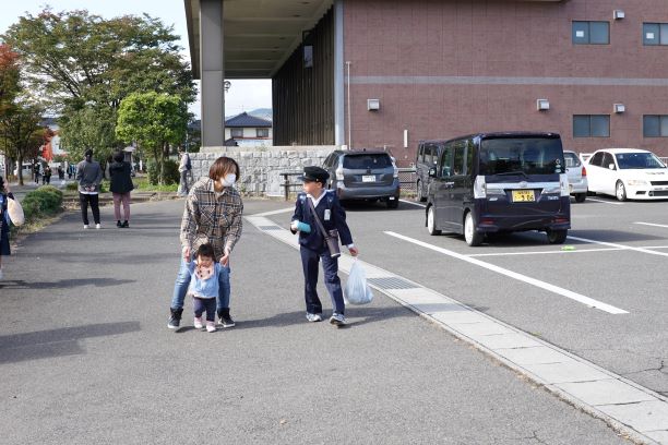 無事、お母さんと合流。