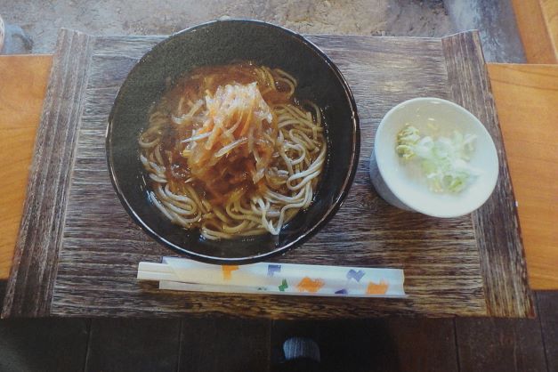 こちらが実際に出された蕎麦の画像（もう一人のマドンナ提供）。