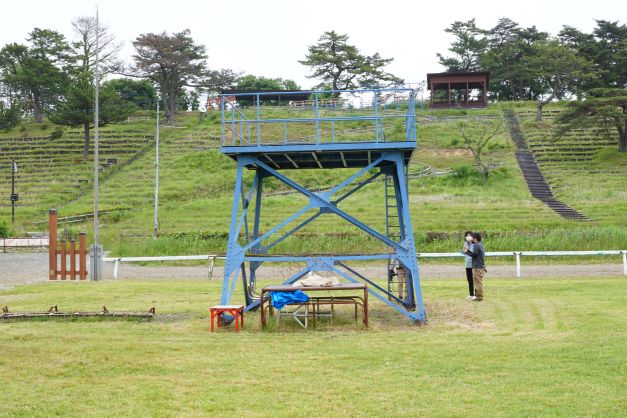 この櫓をきっかけに、相馬野馬追関係者への取材が進みそう…。