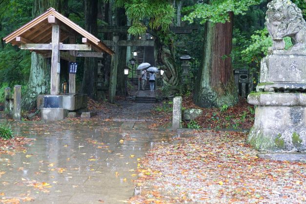 白河関跡からスタート！