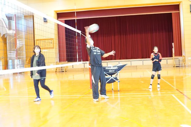 新地町のある相双地区は、バレーボールの強い学校も多い。