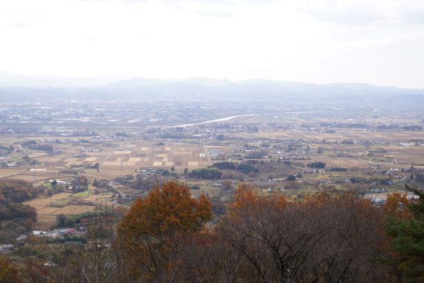 宮城県境に位置する国見町。