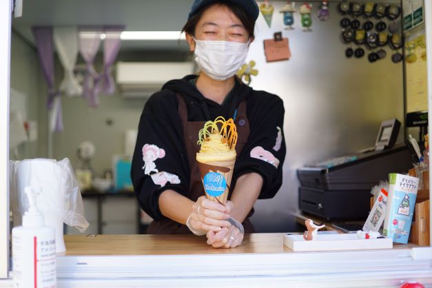 焼き芋の美味しさを生かしたクレープだ。