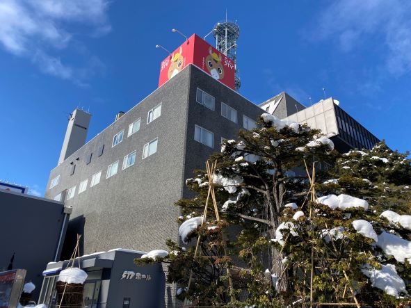 会場の札幌テレビ放送。ラテ兼営局で、中テレよりずっと大きい←ほぼ、おのぼりさん。