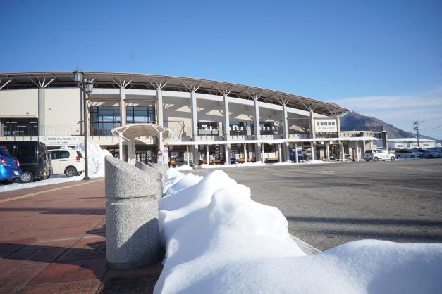 南会津町の中心部、会津田島駅から旅をスタート。