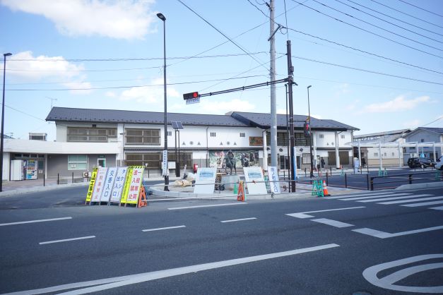 南相馬市の中心部、JR常磐線「原ノ町駅」前。