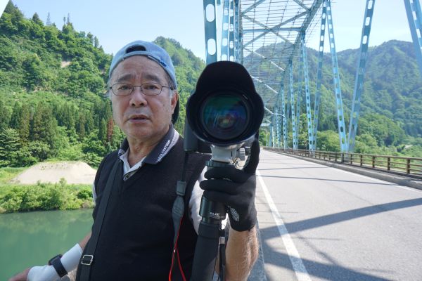 神奈川から来た“撮り鉄”さん。