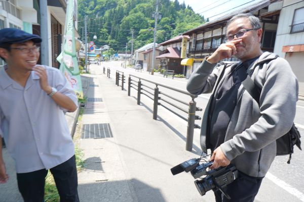 その時のディレクターが、この日のロケを担当という偶然！
