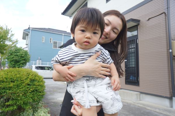 おじいちゃんに「いってらっしゃい」した後だった。