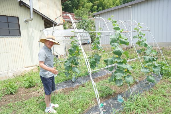 自宅に畑が。