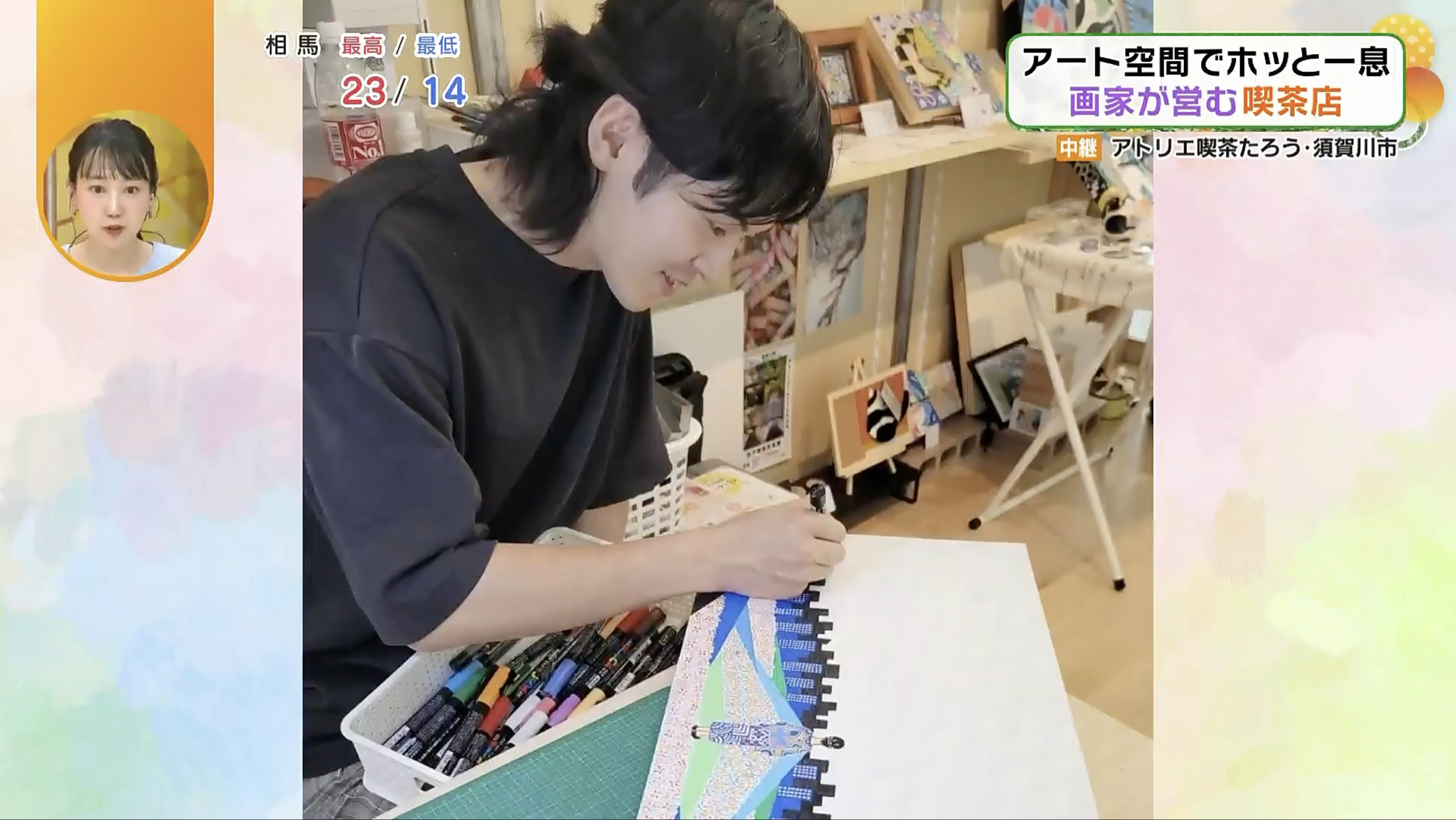 とても細かい作業…作品を近くでじっくり見たい！