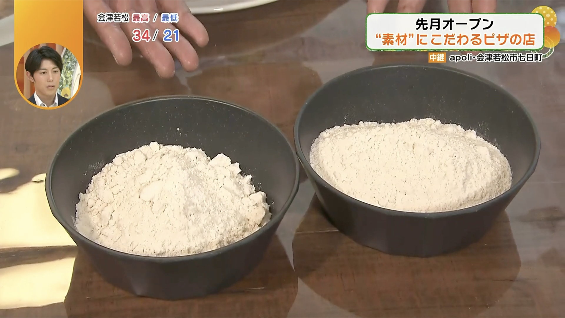 右が「ゆめちから」、左が「ゆきちから」