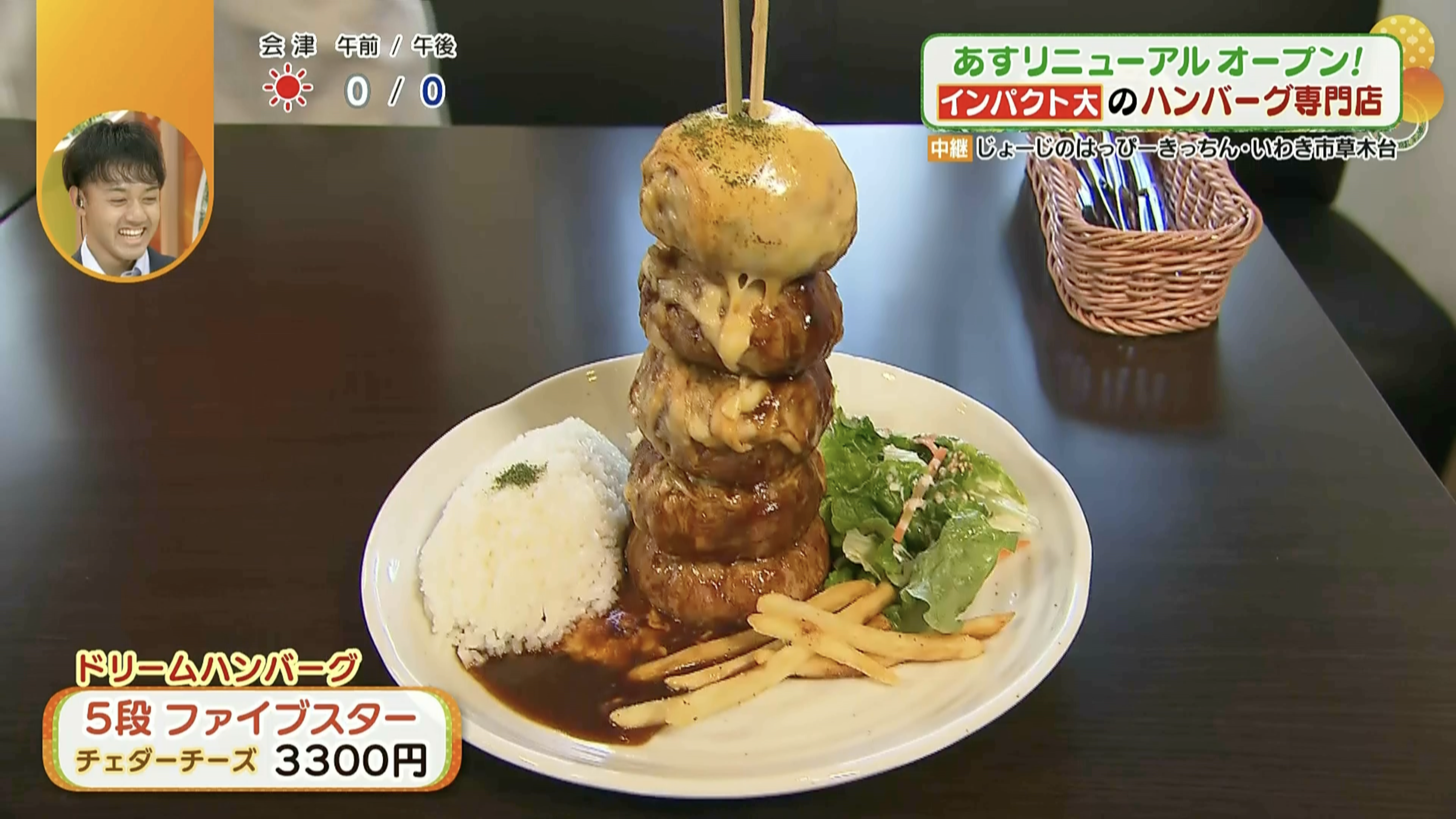 肉好きにとってはまさに夢のハンバーグ