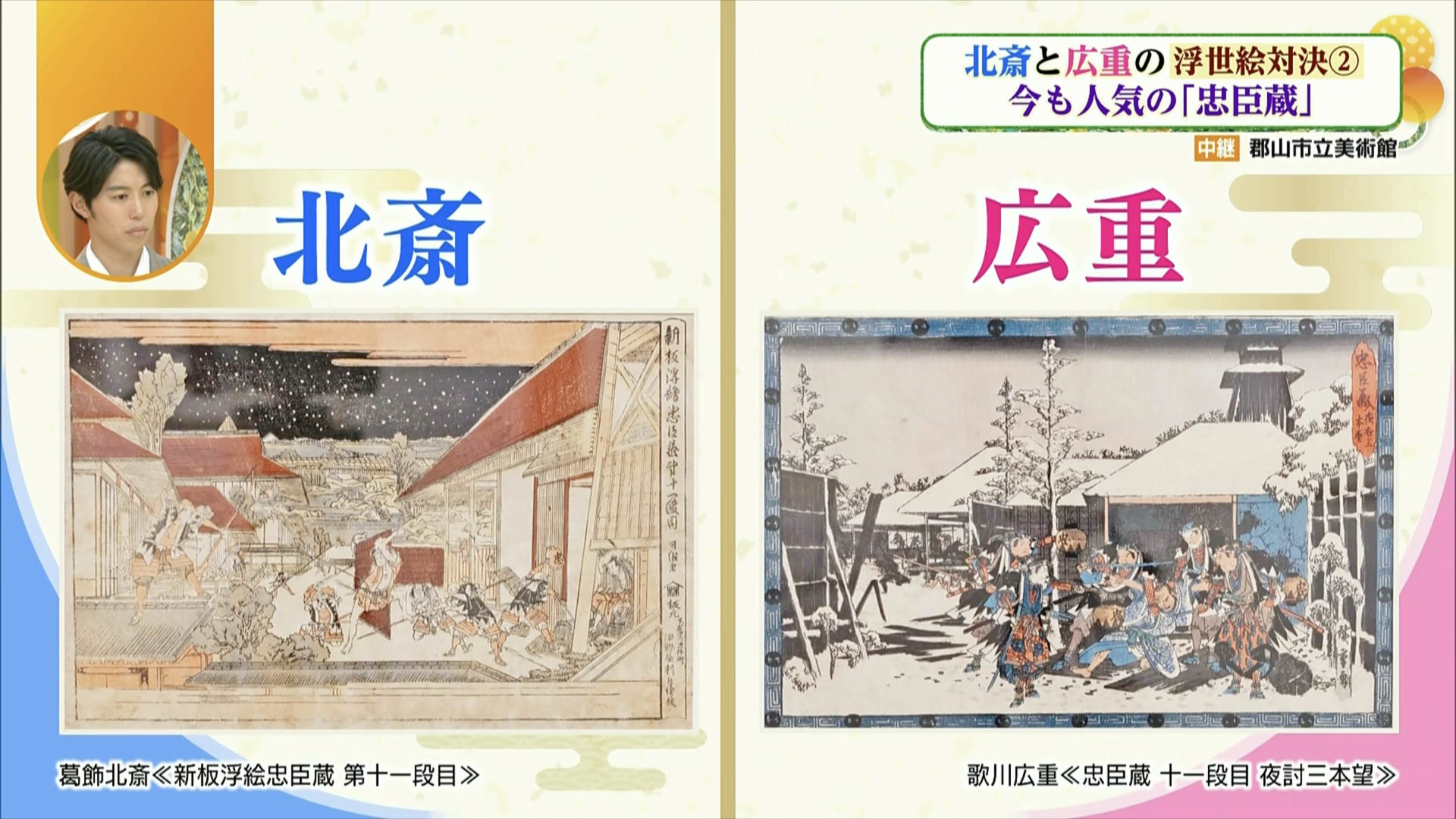 静と動、それぞれの魅力が描かれている