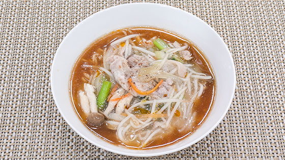 『とろみであったか料理』シャキシャキ感が肝！【サンマーメン】