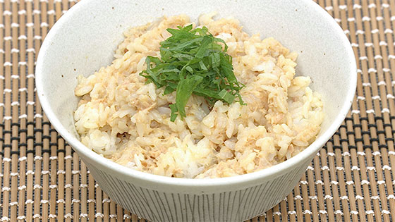 『あったかみそレシピ』カンタン！混ぜるだけ【みそツナマヨごはん】