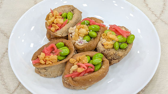 『おからのアイデアレシピ』ヘルシーに食べよう【おからいなり】