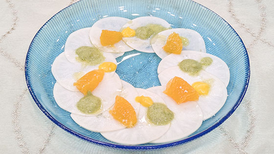 『皮ごと、まるごと捨てない料理』皮も葉も全部【丸ごとかぶのカルパッチョ】