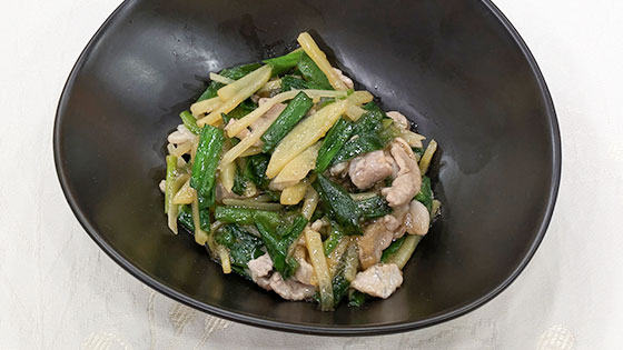 『残暑をのり切る!さっぱり味レシピ』食べやすく時短調理【あっさりニラ肉じゃが】