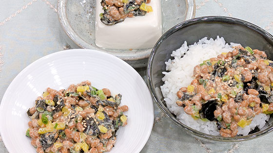 『7月10日は納豆の日・納豆アレンジレシピ』マヨネーズでコクうま【食感楽しい！万能マヨたく納豆】