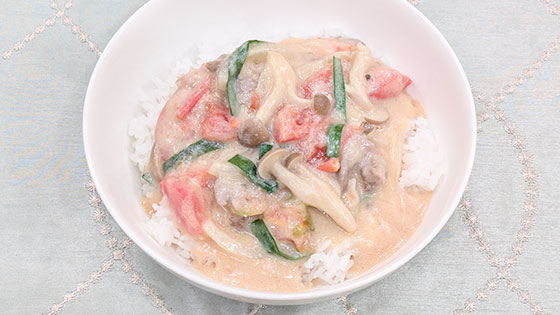 『豆乳活用術』加えるタイミングが大切!【豆乳あんかけごはん】