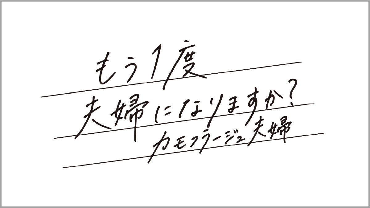 もう1度夫婦になりますか？～カモフラージュ夫婦～