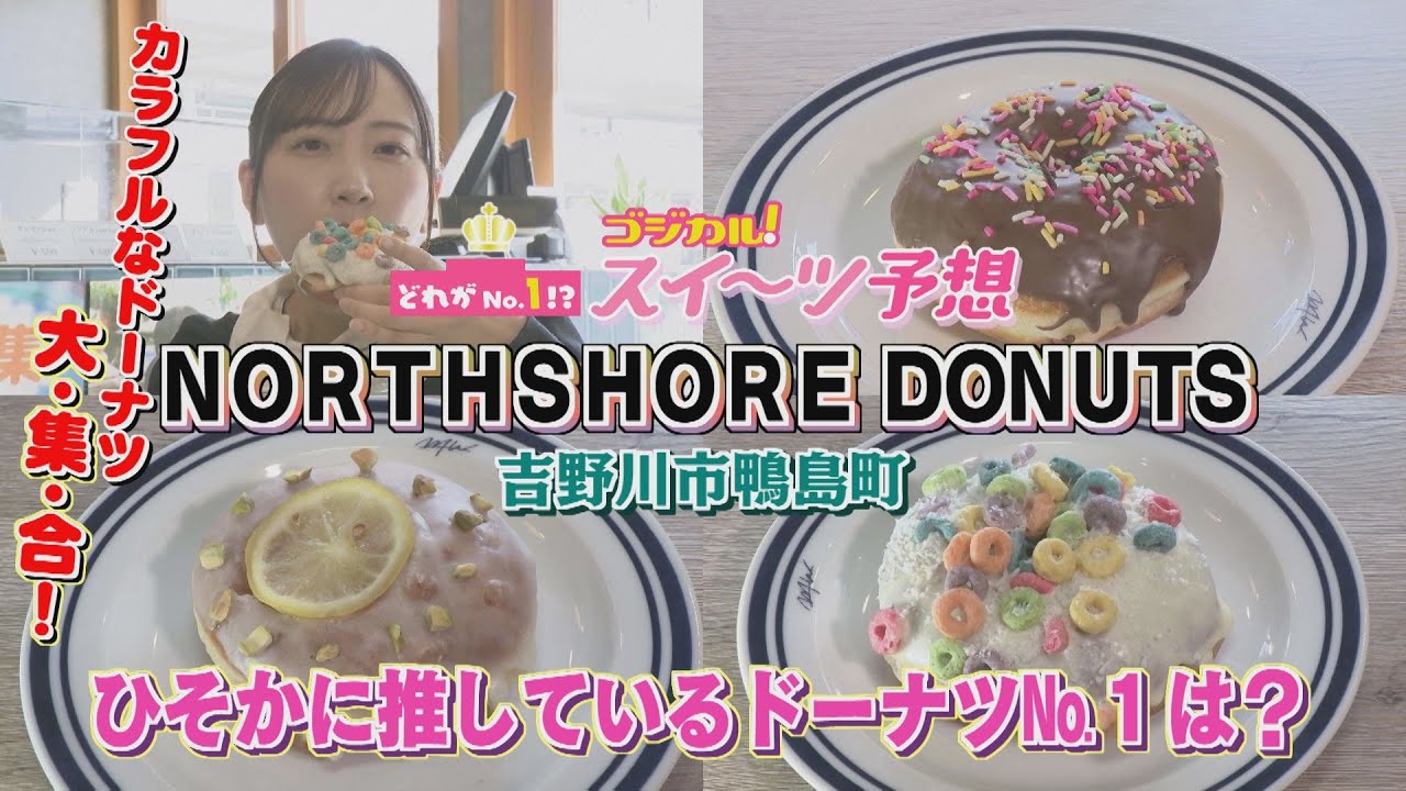 【ゴジカル！】つぐみんのゴジカル！スイーツ予想・ノースショアドーナツ（吉野川市鴨島町）