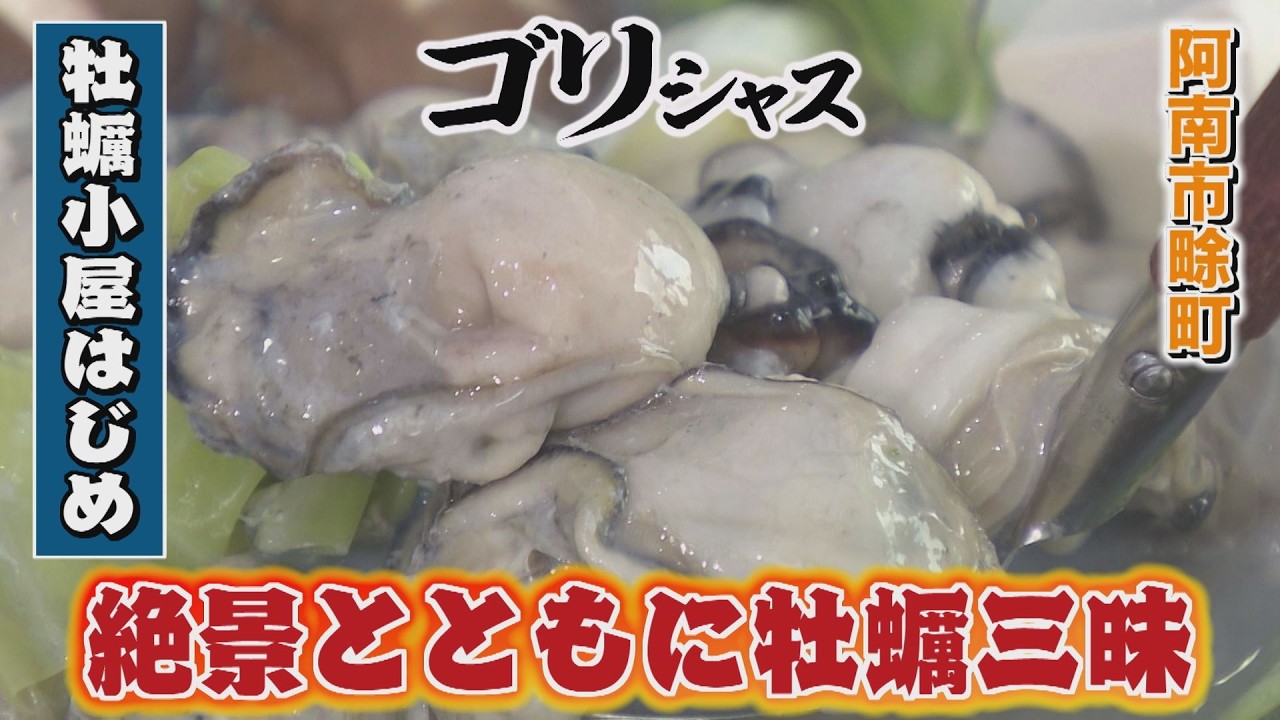 【ゴジカル！】ゴリシャス・牡蠣小屋はじめ（阿南市畭町）