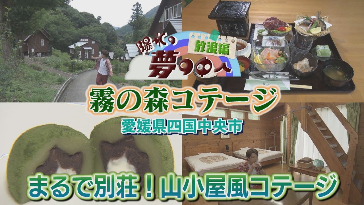 【ゴジカル！】陽水の夢の中へ・霧の森コテージ（愛媛県四国中央市）