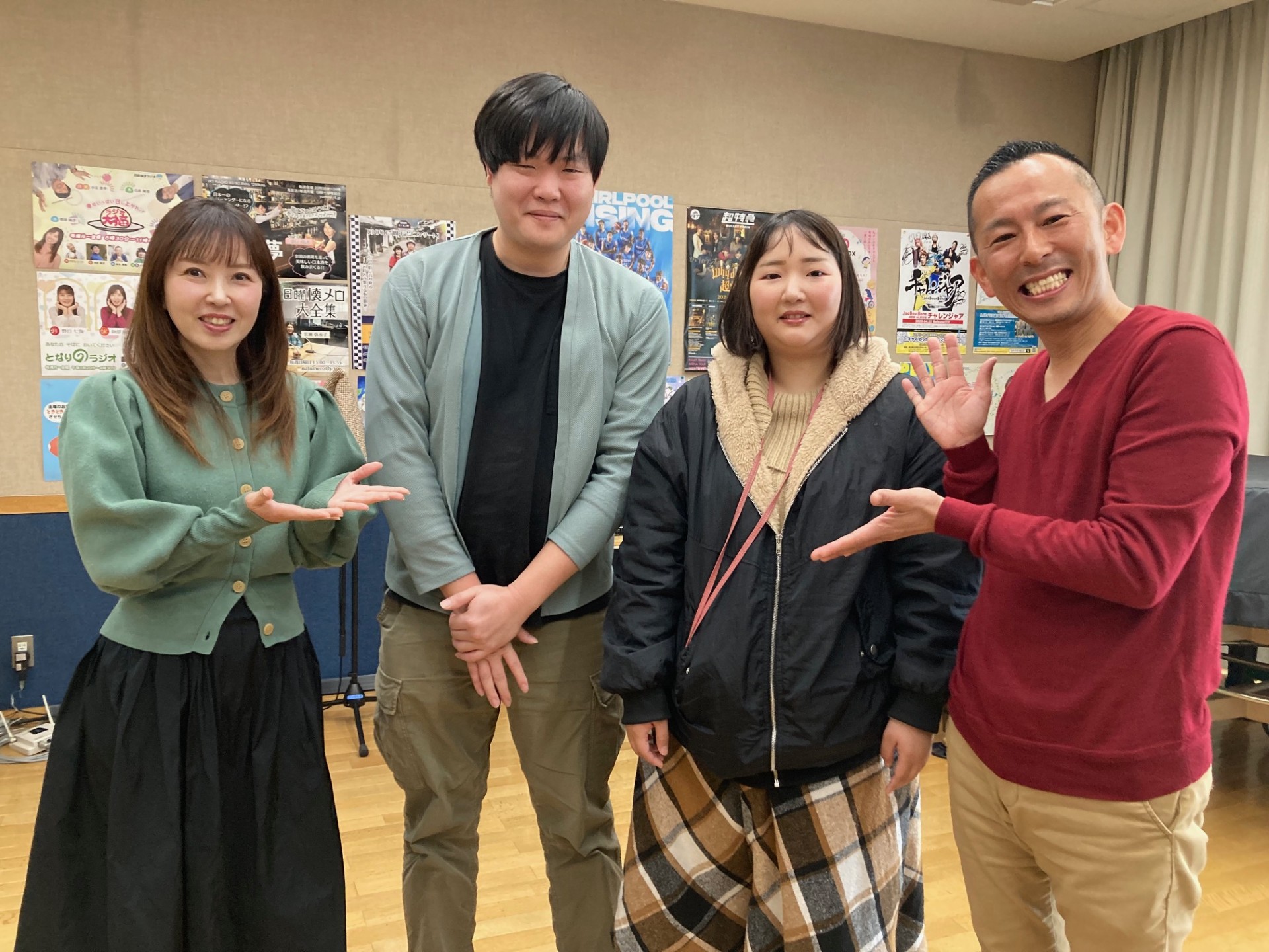 山崎さん、上野さん、明後日の本番頑張ってくださいね😉