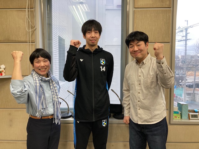 会場に徳島ガンバロウズ、綱井選手の応援に行こう😁