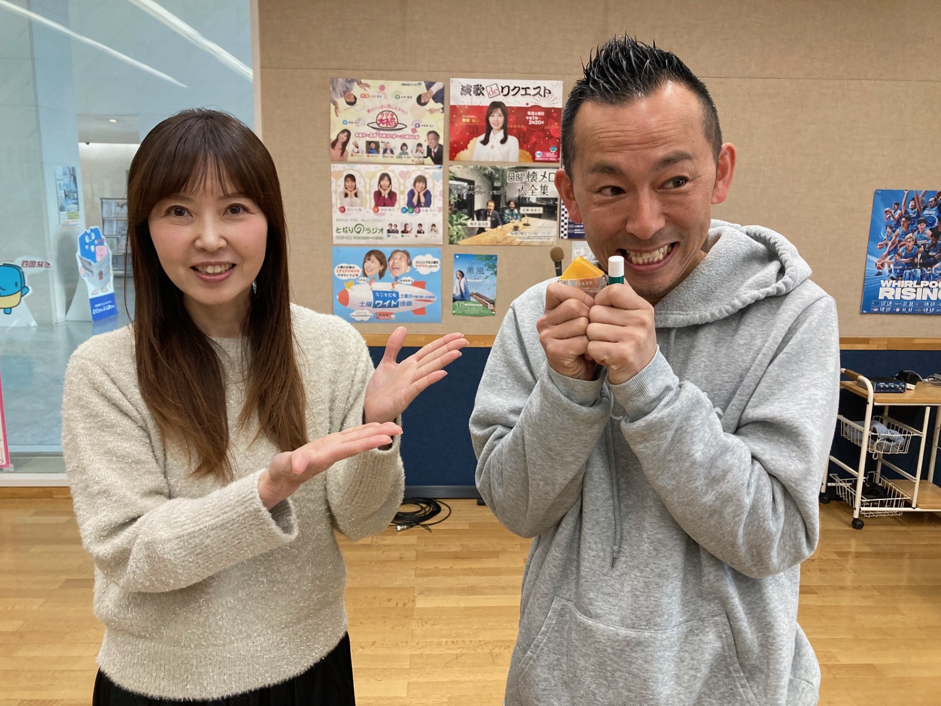 森本さんがなくならないようにためている目薬👀とリップスティック👄