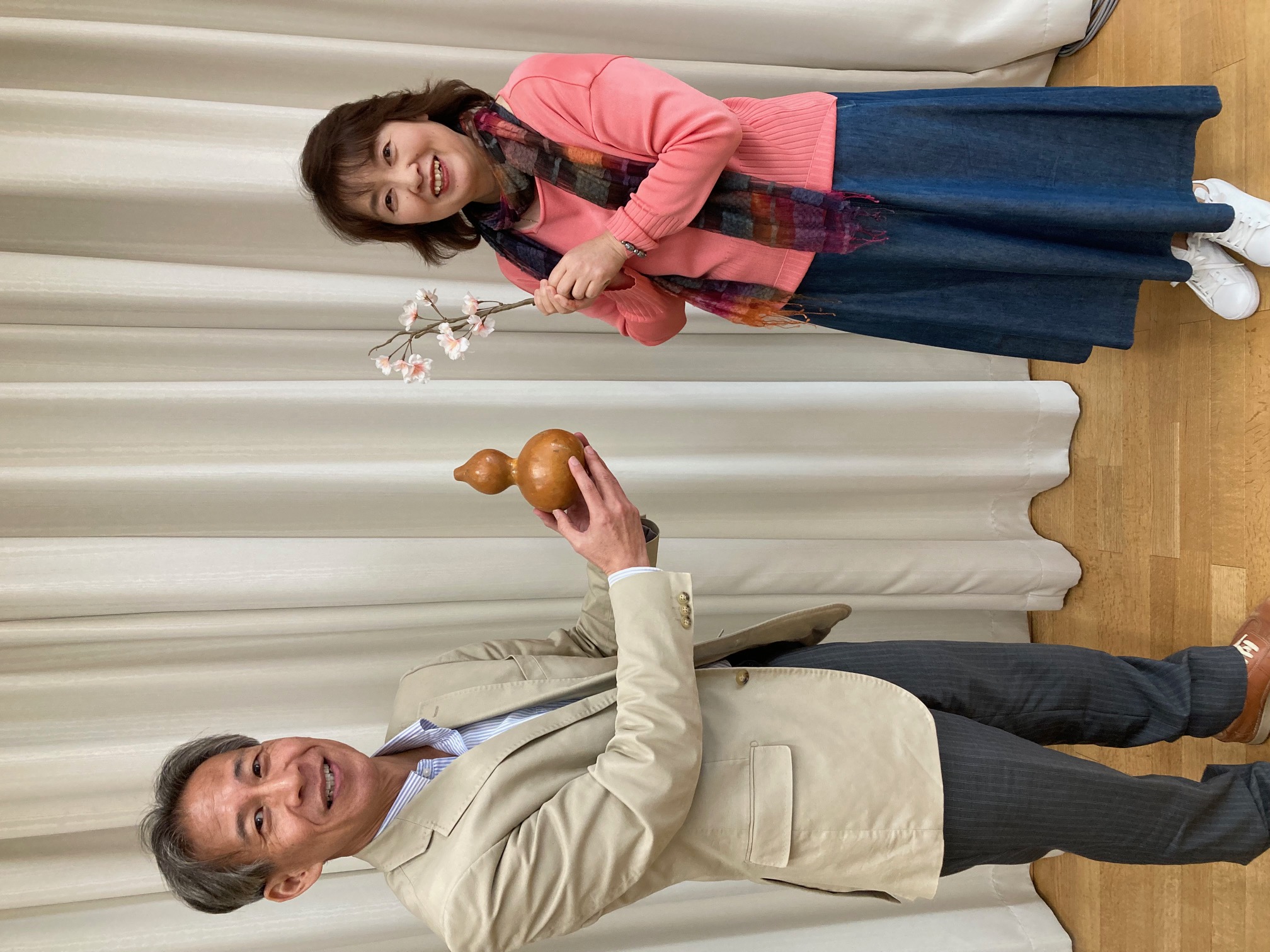 ひょうたんと桜！八丈島も今が桜の見ごろ🌸