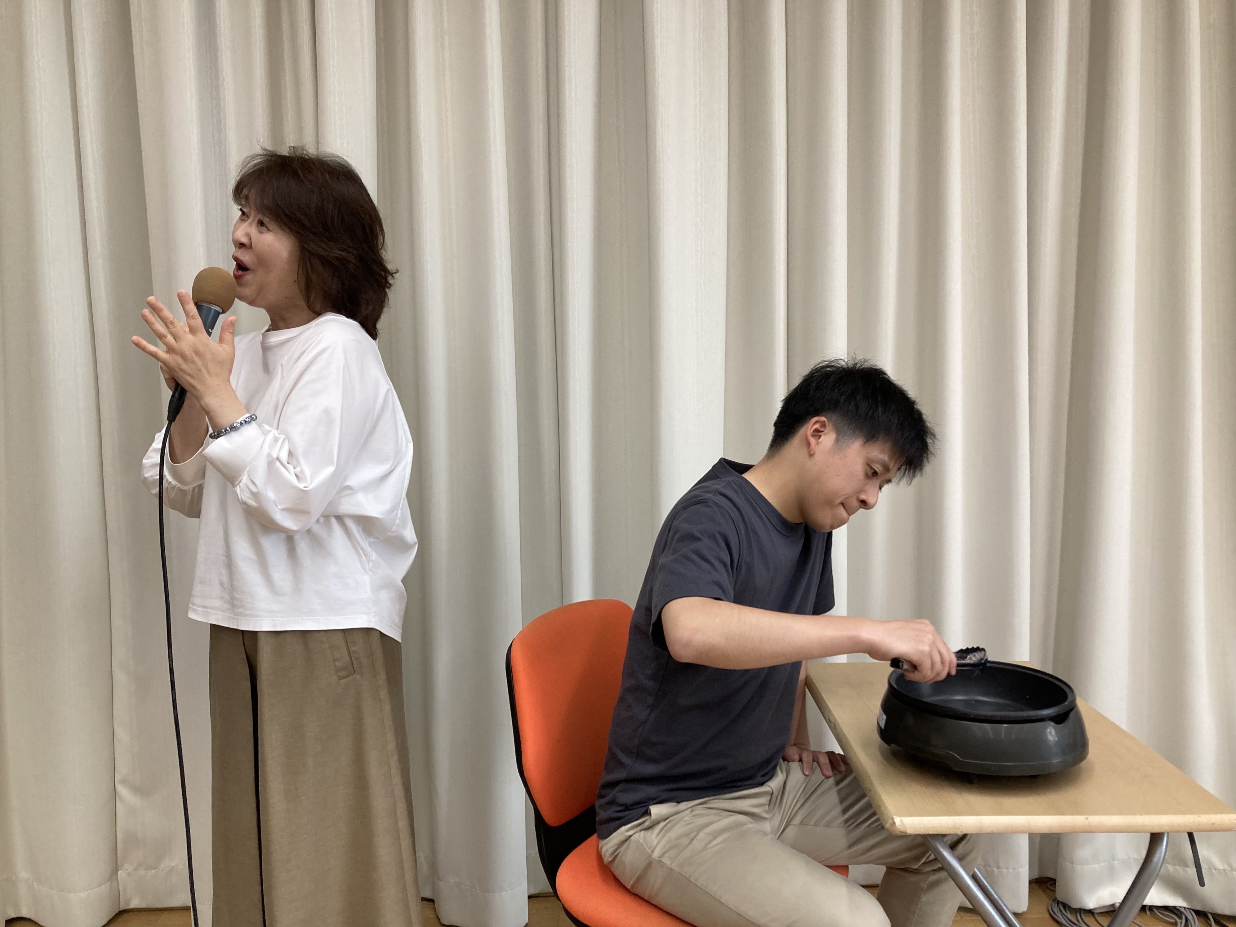 ひとり時間満喫中...？