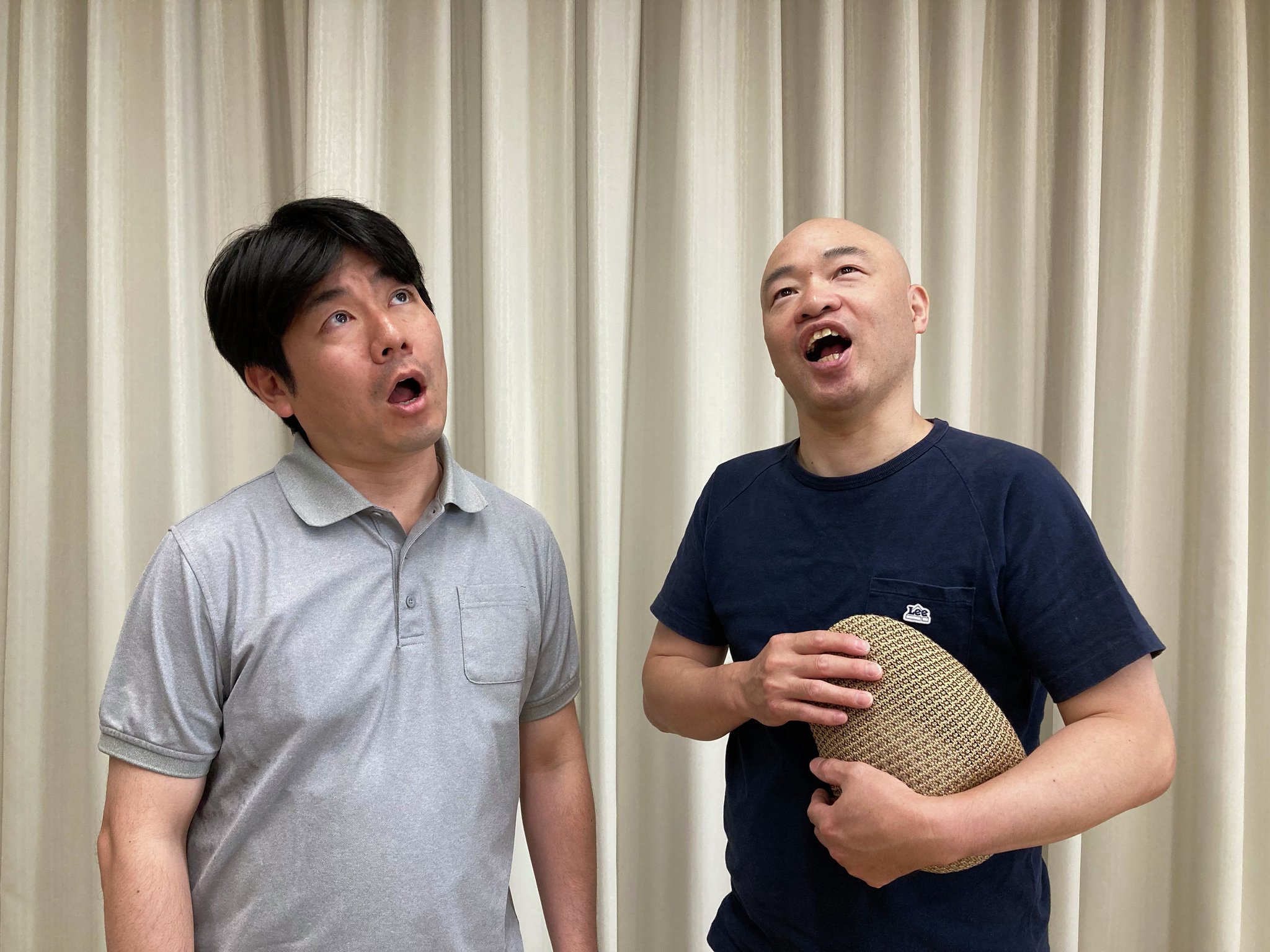 忘れた~顔。