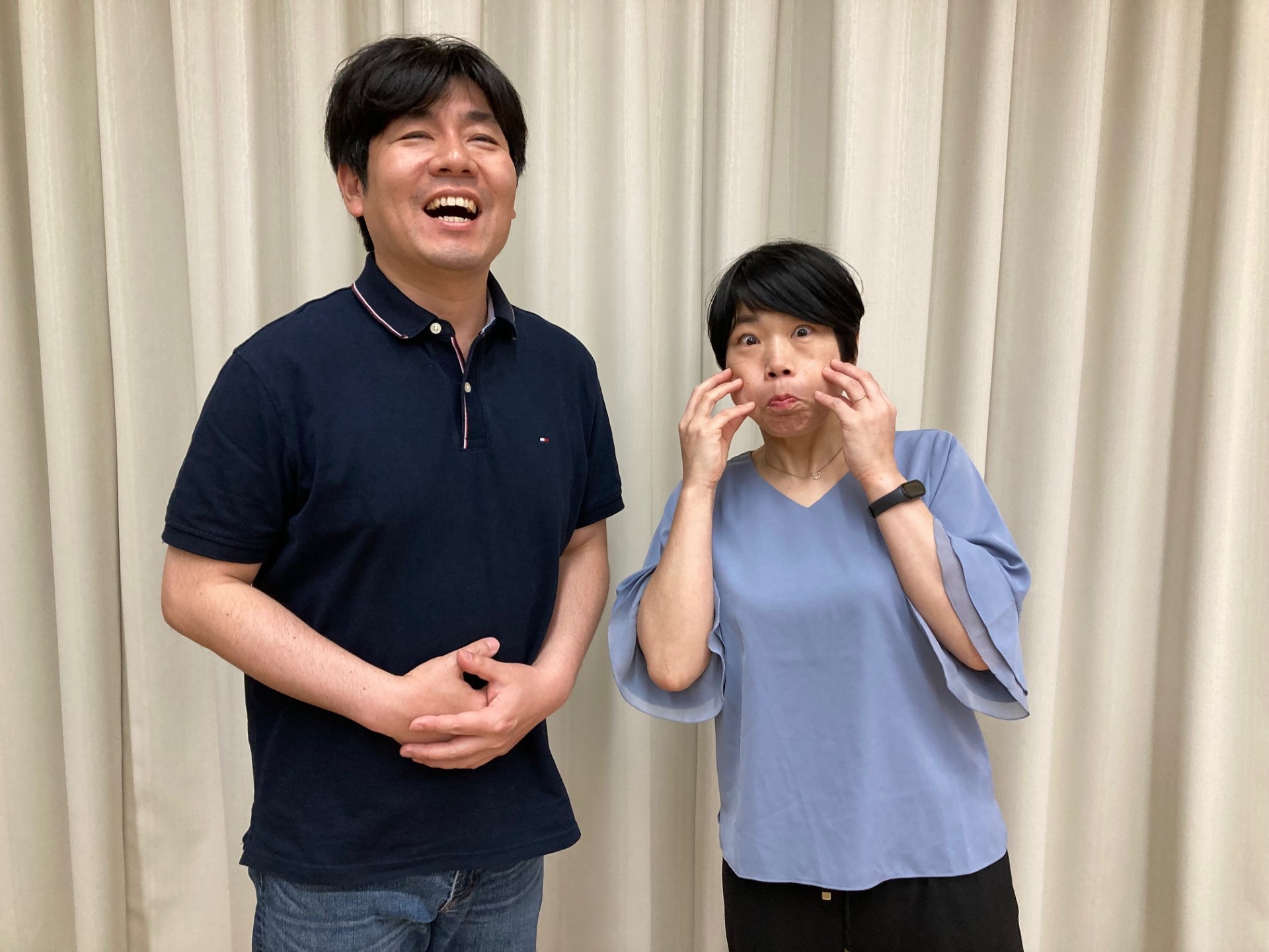 お腹がパンパン、顔がパンパンです🤭