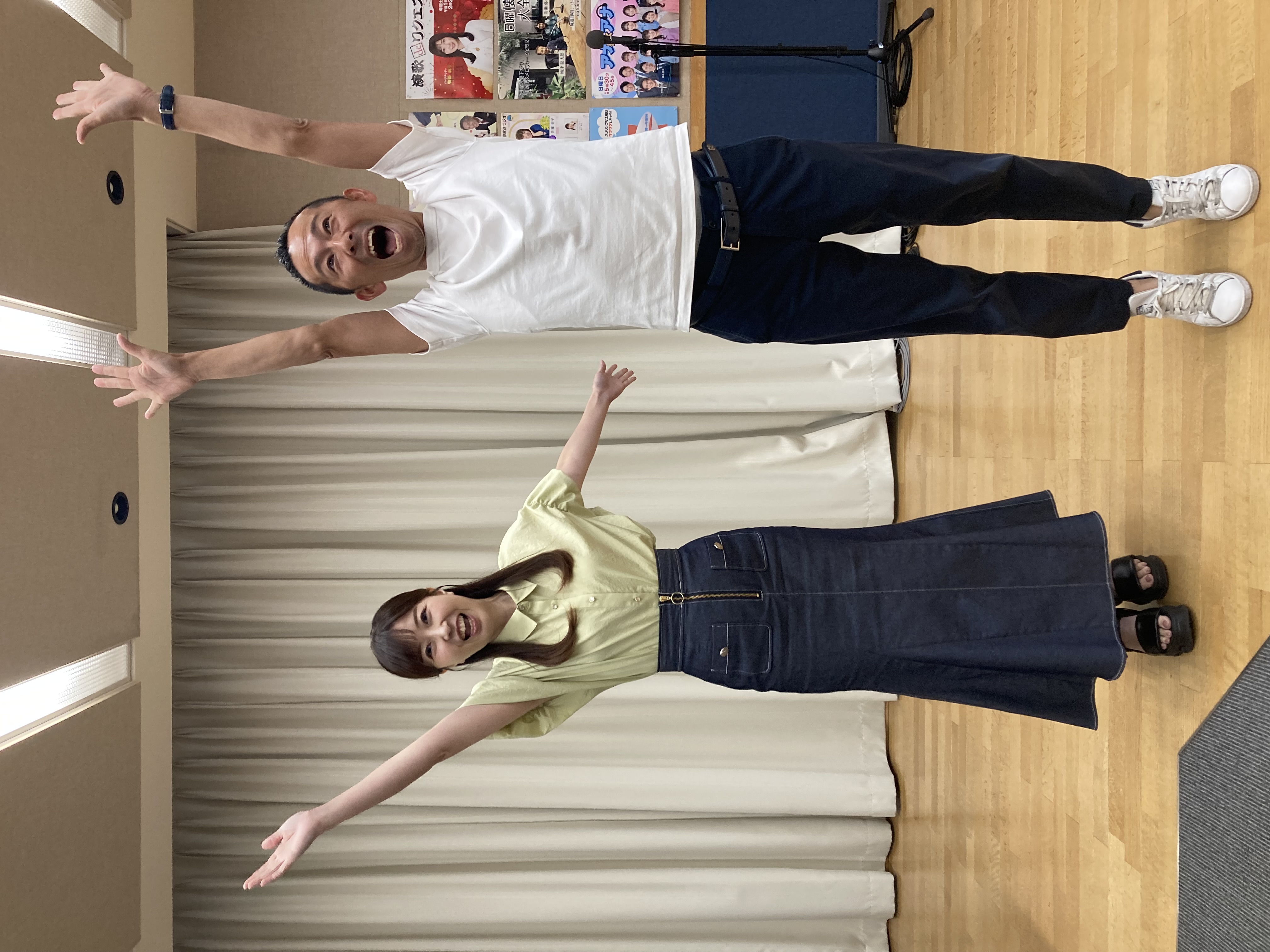 身体を伸ばして元気よく😄