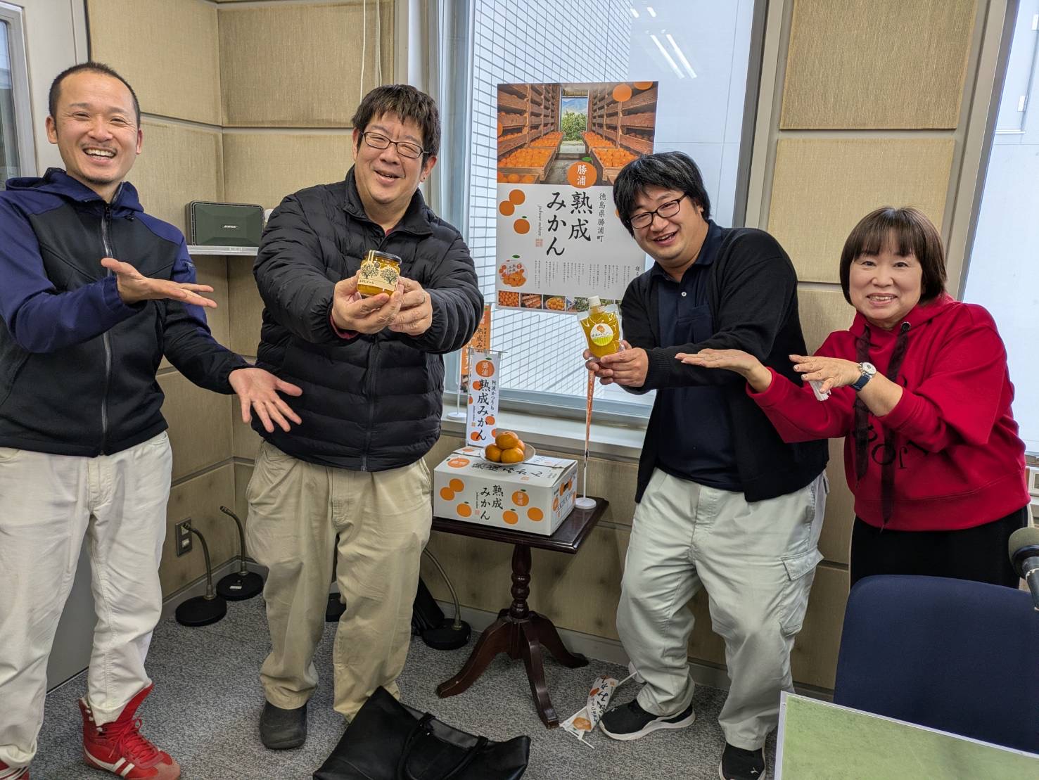 渡邊さん、湯浅さんと📸🍊